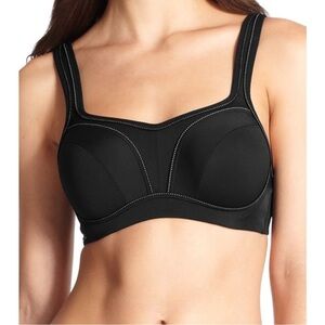Chantelle Sport High Impact Convertible Underwire Bra C29410 Black J Hook 32D